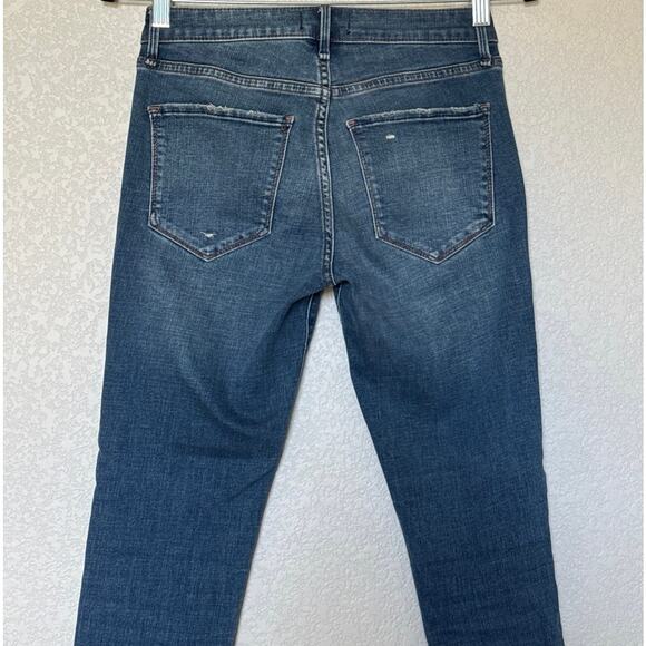 Abercrombie & Fitch Women’s Mid-Rise Super Skinny Ankle Jeans Size 26/2 EUC - Picture 6 of 9